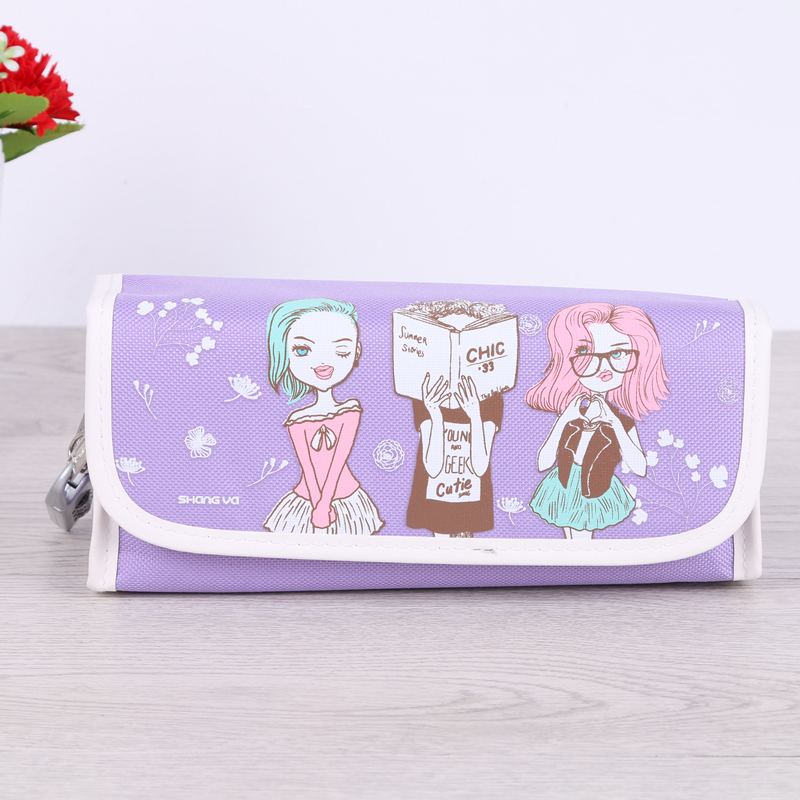 Cartoon Pencil Case Password Lock Stationery Box Stationery Storage Bag Student Pencil Case