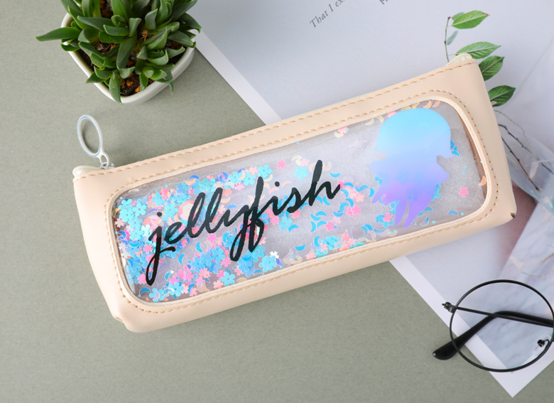 Such as wild shell pen bag mermaid pen bag PVC pu splicing pen bag cartoon pu splicing into oil quicksand pen bag Such as wild shell pen bag mermaid pen bag PVC pu splicing pen bag cartoon pu splicing into oil quicksand pen bag