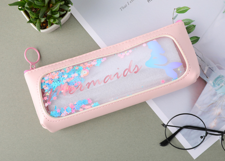 Such as wild shell pen bag mermaid pen bag PVC pu splicing pen bag cartoon pu splicing into oil quicksand pen bag Such as wild shell pen bag mermaid pen bag PVC pu splicing pen bag cartoon pu splicing into oil quicksand pen bag