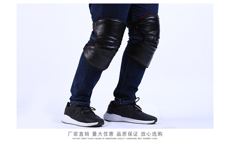 Factory Supply Winter Cycling Cold Protection Motorcycle Kneecap Adult Outdoor Cycling Kneepad Warm Leg Kneepad
