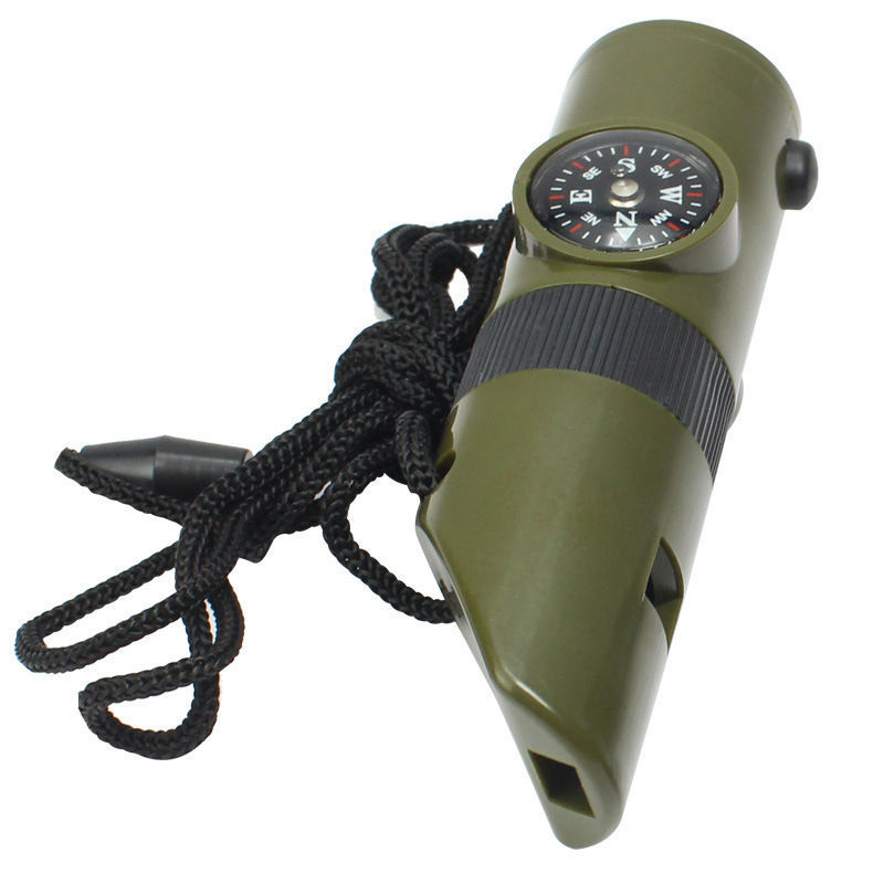 Sound with Lanyard Whistle Survival Whistle High Frequency Whistle Outdoor Multifunctional Military Whistle Whistle Horn