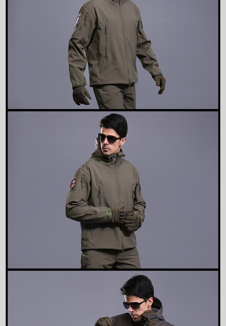 ESDY Outdoor CAMOUFLAGE Jacket Soft shell CAMOUFLAGE jacket for men's Winter Summer Windbreaker ESDY Outdoor CAMOUFLAGE Jacket Soft shell CAMOUFLAGE jacket for men's Winter Summer Windbreaker