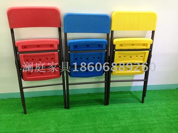 rattan folding chair HDPE plastic rental foldable portable plastic stackable chair