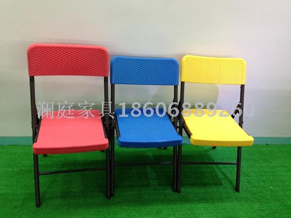 rattan folding chair HDPE plastic rental foldable portable plastic stackable chair