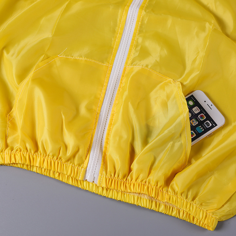 Summer Breathable Thin Solid Color Men's and Women's Outdoor Sports Jacket Travel Travel Hooded Sun-Proof Top Summer Breathable Thin Solid Color Men's and Women's Outdoor Sports Jacket Travel Travel Hooded Sun-Proof Top