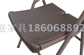 Heavy Duty Rattan Plastic Folding Chair Commercial Quality for Outdoor Events, hdpe plastic folding chair