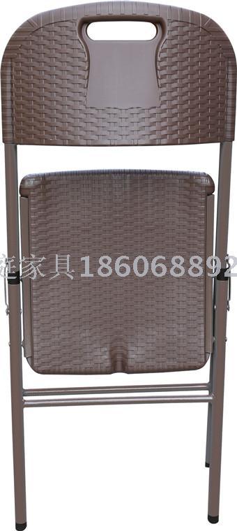 Heavy Duty Rattan Plastic Folding Chair Commercial Quality for Outdoor Events, hdpe plastic folding chair
