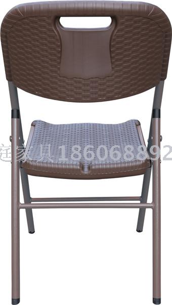 Heavy Duty Rattan Plastic Folding Chair Commercial Quality for Outdoor Events, hdpe plastic folding chair