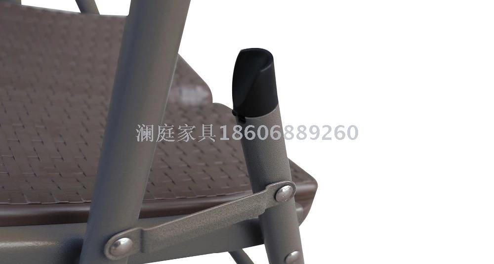 Heavy Duty Rattan Plastic Folding Chair Commercial Quality for Outdoor Events, hdpe plastic folding chair