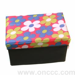 Circular pattern octagonal stool stool folding chairs folding chair storage stool