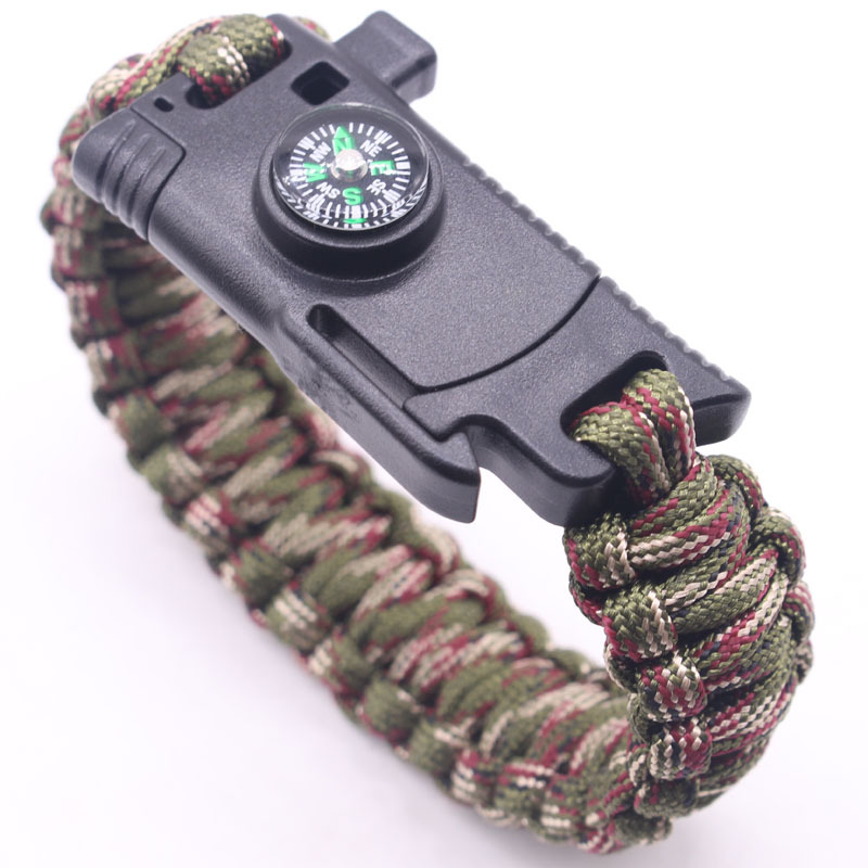 Knife Outdoor Fire Knife Multifunctional Carrying Strap Camping Survival Outdoor Adventure Emergency Bangle Bracelet
