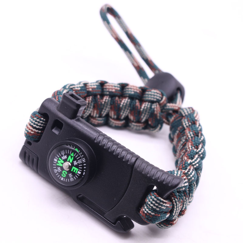 Knife Outdoor Fire Knife Multifunctional Carrying Strap Camping Survival Outdoor Adventure Emergency Bangle Bracelet