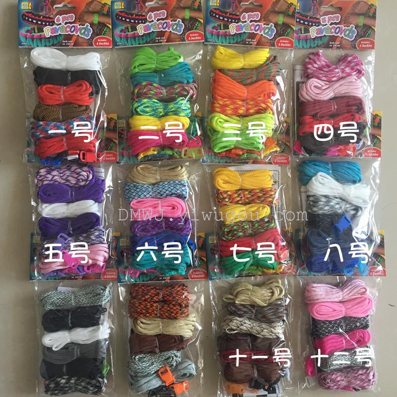 7-pin risers risers wild seven core emergency survival kit outdoor DIY braided parachute cord Bracelet Special