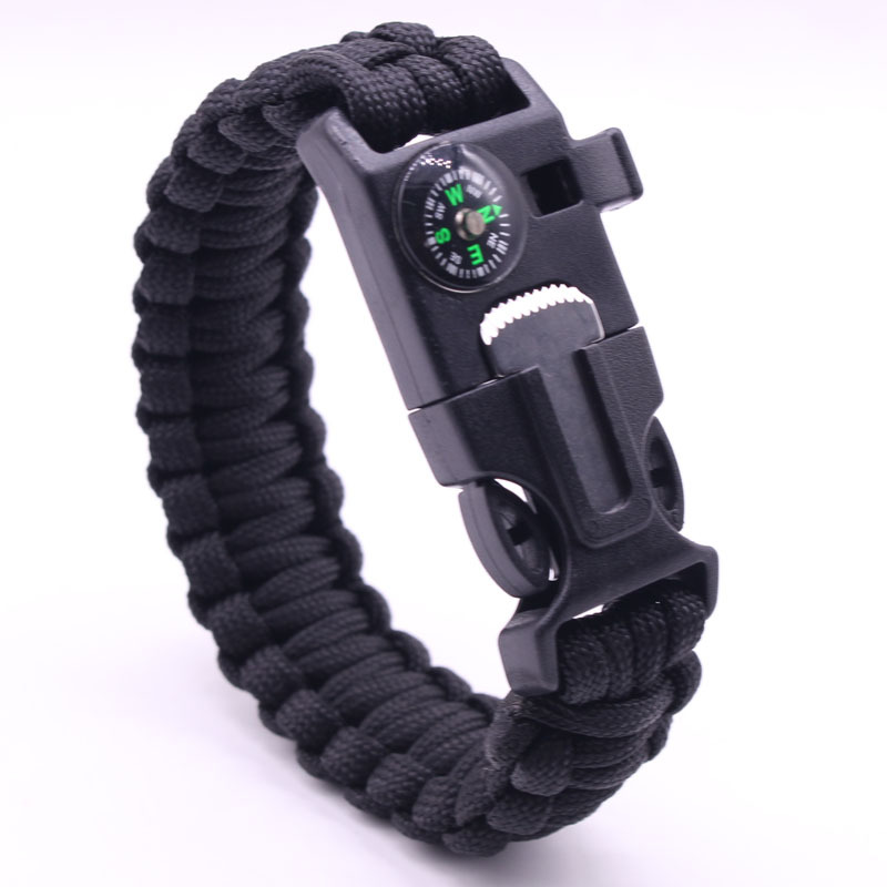 Survival Bracelet MultiFunction FiveinOne MultiFunction Outdoor Umbrella Rope Camping Adventure SevenCore Rescue Rope