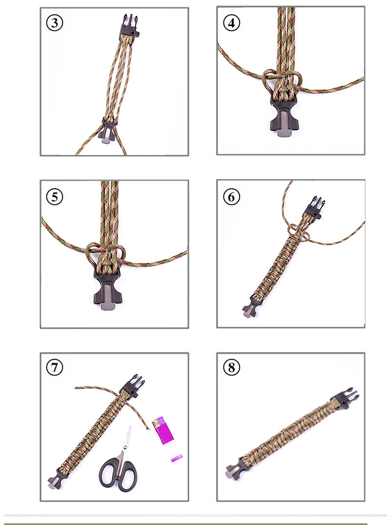 Survival Bracelet MultiFunction FiveinOne MultiFunction Outdoor Umbrella Rope Camping Adventure SevenCore Rescue Rope Survival Bracelet MultiFunction FiveinOne MultiFunction Outdoor Umbrella Rope Camping Adventure SevenCore Rescue Rope