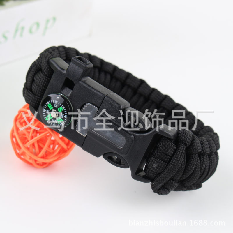 Survival Bracelet MultiFunction FiveinOne MultiFunction Outdoor Umbrella Rope Camping Adventure SevenCore Rescue Rope Survival Bracelet MultiFunction FiveinOne MultiFunction Outdoor Umbrella Rope Camping Adventure SevenCore Rescue Rope