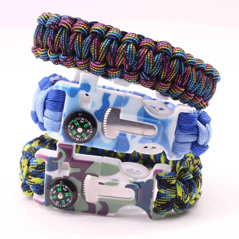 Survival Bracelet MultiFunction FiveinOne MultiFunction Outdoor Umbrella Rope Camping Adventure SevenCore Rescue Rope Survival Bracelet MultiFunction FiveinOne MultiFunction Outdoor Umbrella Rope Camping Adventure SevenCore Rescue Rope