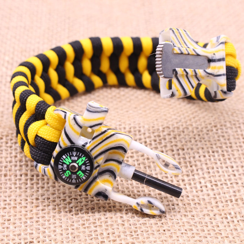 Survival Bracelet MultiFunction FiveinOne MultiFunction Outdoor Umbrella Rope Camping Adventure SevenCore Rescue Rope Survival Bracelet MultiFunction FiveinOne MultiFunction Outdoor Umbrella Rope Camping Adventure SevenCore Rescue Rope