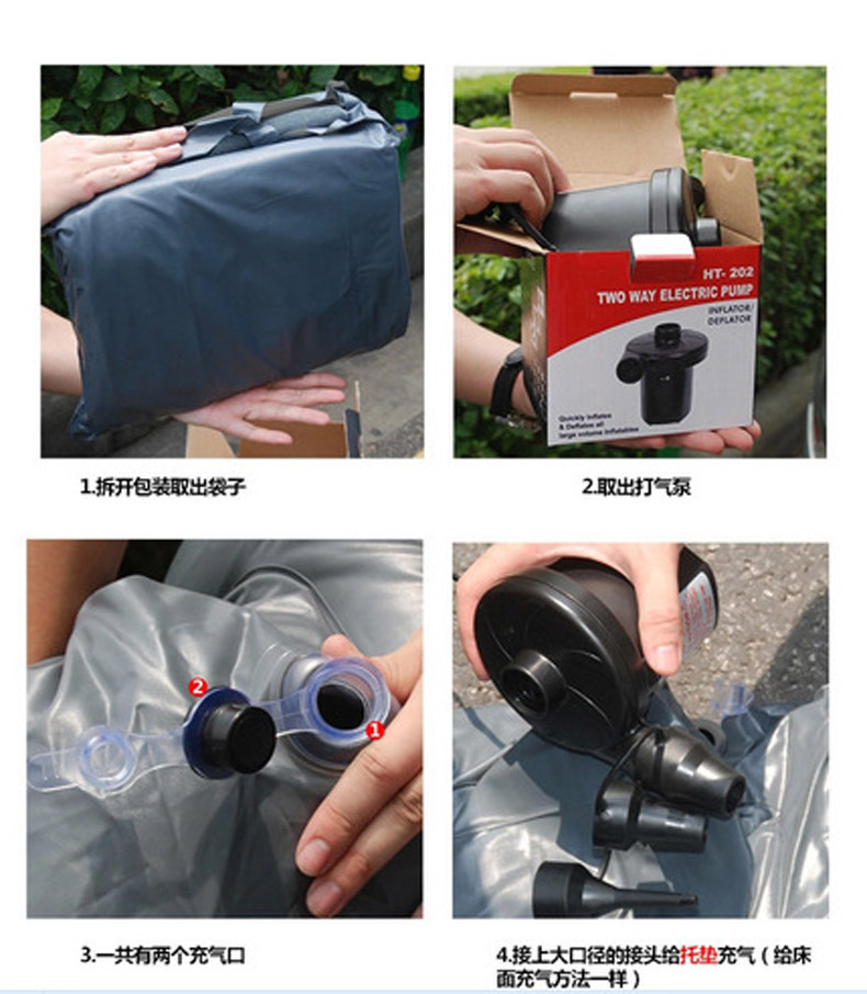Outdoor Inflatable Lazy Sofa Airbed Portable Air Sleeping Bag Single Folding Camping Air Cushion Outdoor Inflatable Lazy Sofa Airbed Portable Air Sleeping Bag Single Folding Camping Air Cushion