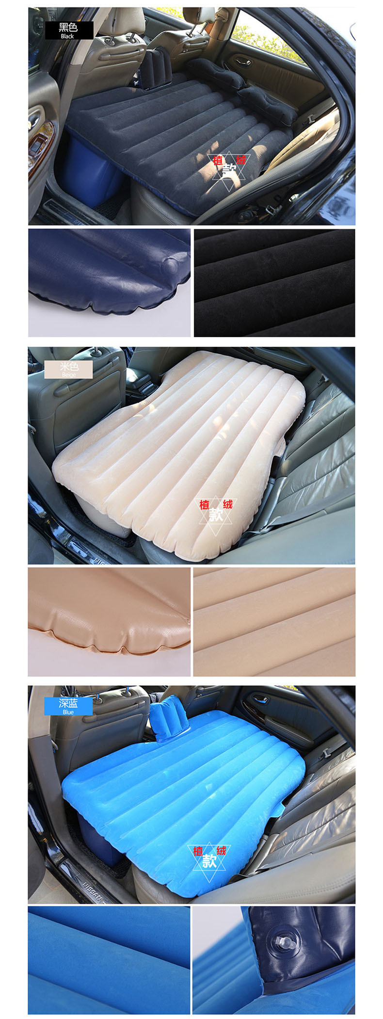 Outdoor Inflatable Lazy Sofa Airbed Portable Air Sleeping Bag Single Folding Camping Air Cushion Outdoor Inflatable Lazy Sofa Airbed Portable Air Sleeping Bag Single Folding Camping Air Cushion