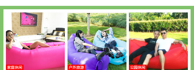 Inflatable Sofa Outdoor Lazy Sofa Bed Factory Portable Beach Sleeping Bag Folding Single Air Sofa Air Cushion Inflatable Sofa Outdoor Lazy Sofa Bed Factory Portable Beach Sleeping Bag Folding Single Air Sofa Air Cushion