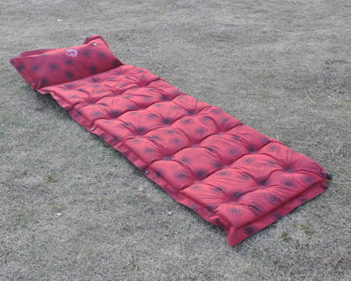 Automatic inflatable cushion moisture-proof sleeping pad sled dog brand single high elastic peachskin Automatic inflatable cushion moisture-proof sleeping pad sled dog brand single high elastic peachskin