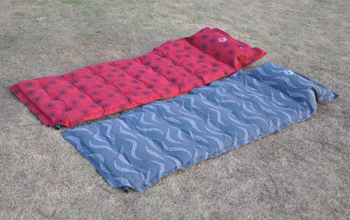 Automatic inflatable cushion moisture-proof sleeping pad sled dog brand single high elastic peachskin Automatic inflatable cushion moisture-proof sleeping pad sled dog brand single high elastic peachskin