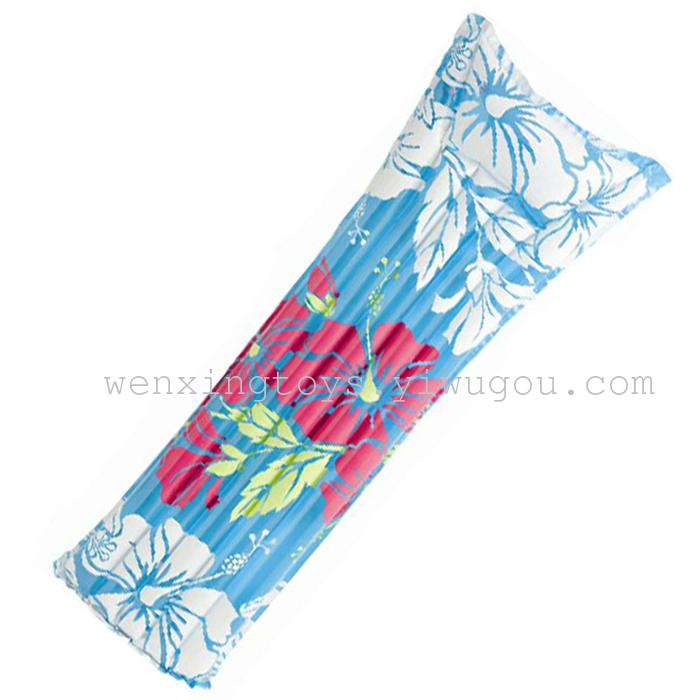 Floating row inflatable sleeping pad printing bed beach mat inflatable water bed cushion Floating row inflatable sleeping pad printing bed beach mat inflatable water bed cushion