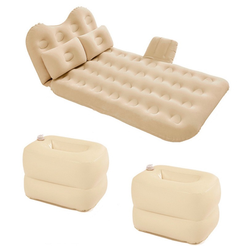 Vehicle-Mounted Inflatable Bed Car Rear Bed Travel Mattress Car Sleeping Pad Rear Seat Air Cushion Bed Car Sleeping Bed