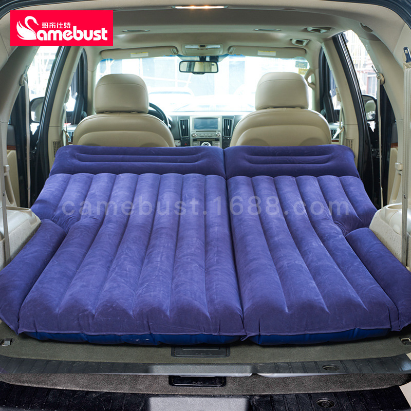 Vehicle-Mounted Inflatable Bed SUV Trunk Car Air Cushion Bed Car Sleeping Pad Folding Car Travel Bed