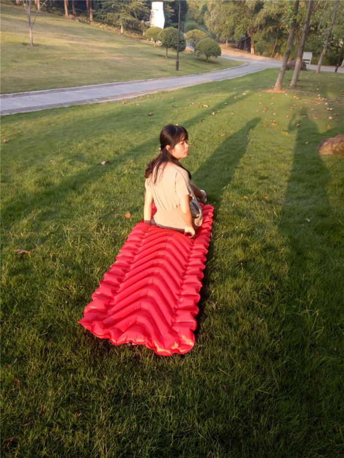 Outdoor ultralight camp inflatable sleeping pad Outdoor ultralight camp inflatable sleeping pad