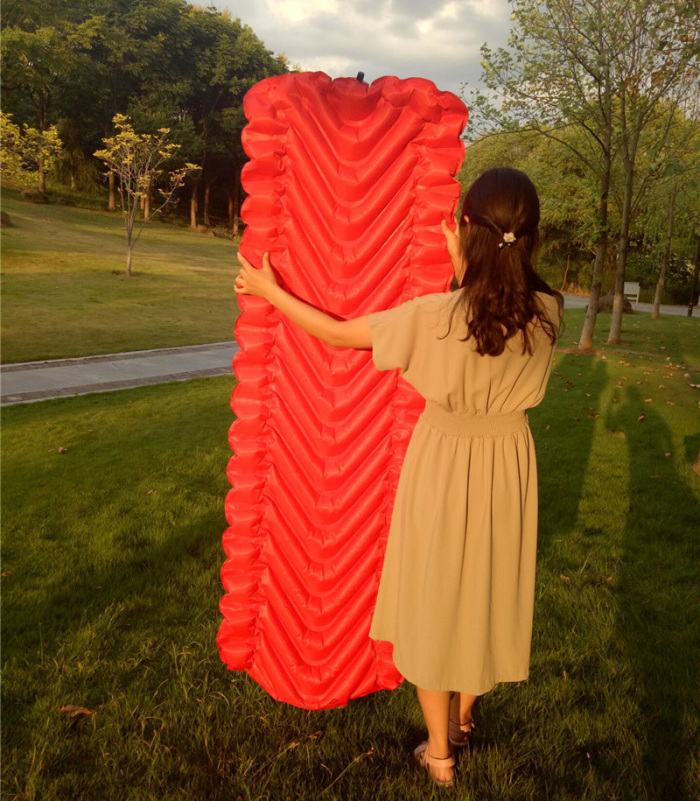 Outdoor ultralight camp inflatable sleeping pad Outdoor ultralight camp inflatable sleeping pad