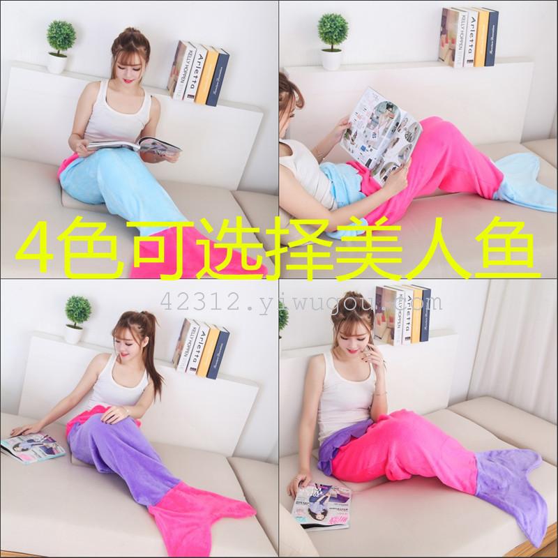 Hot baby boys and girls flannel sleeping bag children cartoon shark&#039;s tail