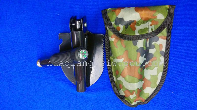 Multifunctional rescue field shovel spade camping tackle fishing tackle Germany folding shovel