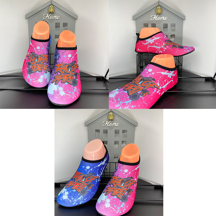 2021 Wear-Resistant Breathable Beach Shoes Summer Outdoor Stream Trekking Shoes Seaside Non-Slip Wading Beach Socks