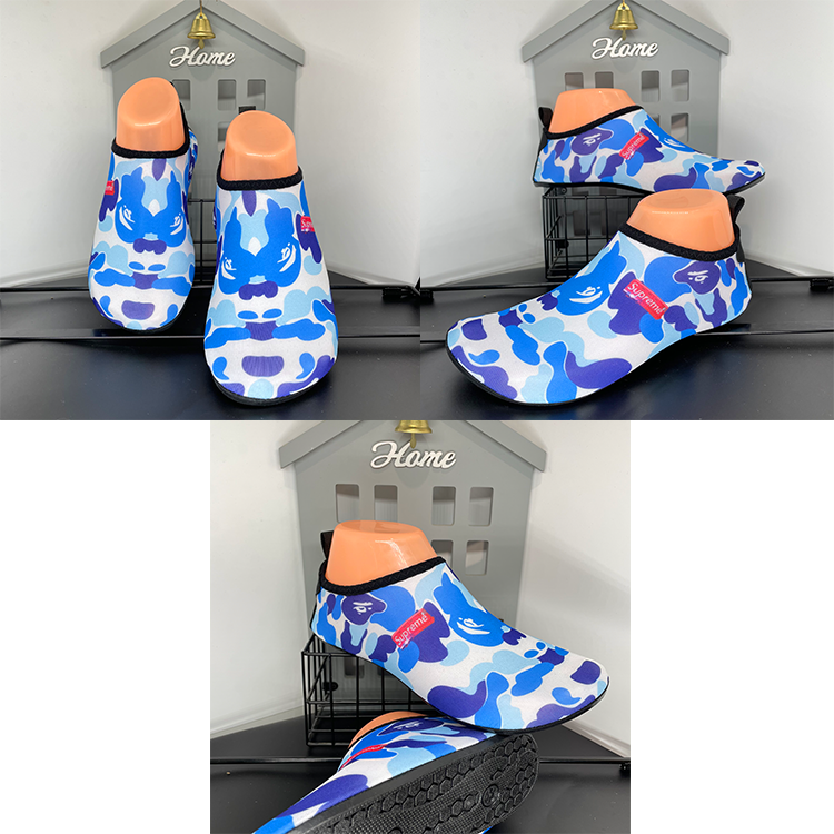 2021 Wear-Resistant Breathable Beach Shoes Summer Outdoor Stream Trekking Shoes Seaside Non-Slip Wading Beach Socks