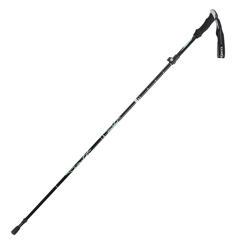 Aluminum Alloy Folding UltraLight UltraShort Retractable Outdoor Hand Trekking Walking Stick Hiking Stave 5 Sections