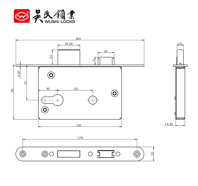 Md601 Door Lock Md601 Type Door Lock