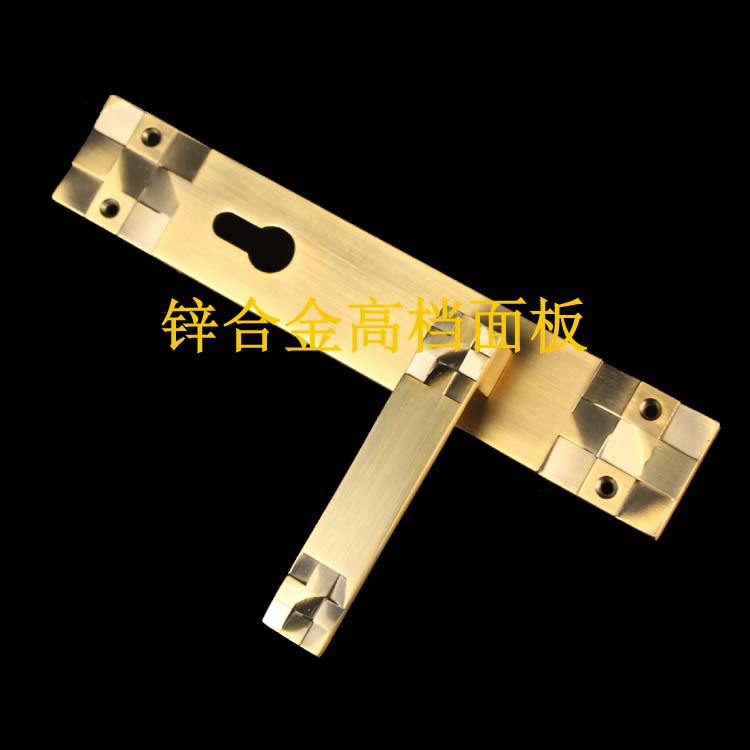 KENYOS direct European zinc alloy bronze door handle door lock panel Honggu copper blue