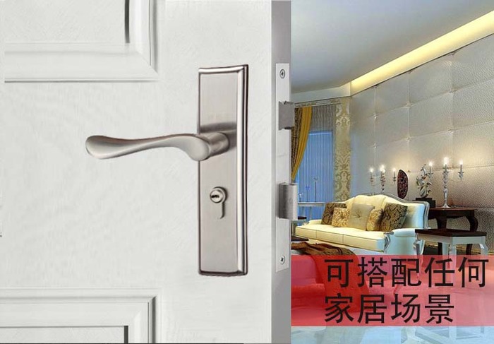 KENYOS direct European zinc alloy bronze door handle door lock panel Honggu copper blue