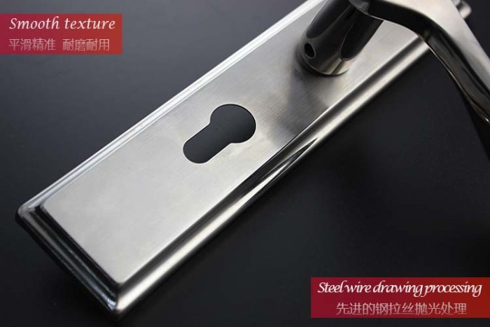 KENYOS direct European zinc alloy bronze door handle door lock panel Honggu copper blue