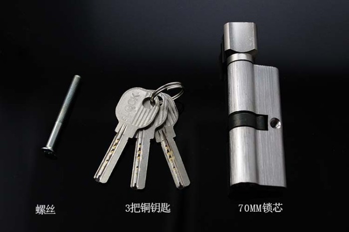 KENYOS direct European zinc alloy bronze door handle door lock panel Honggu copper blue