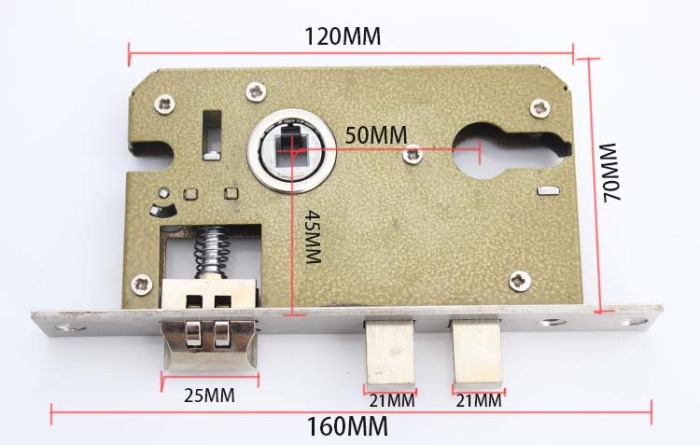 KENYOS direct European zinc alloy bronze door handle door lock panel Honggu copper blue