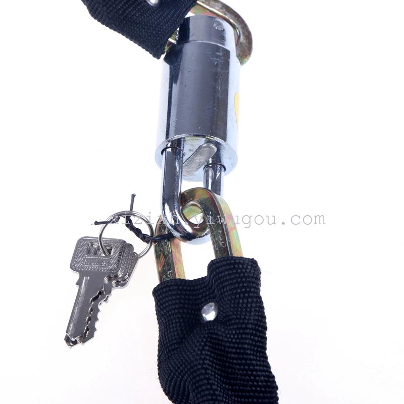 Chain lock iron Chain cover Chain lock bicycle lock motorcycle lock battery glass door lock