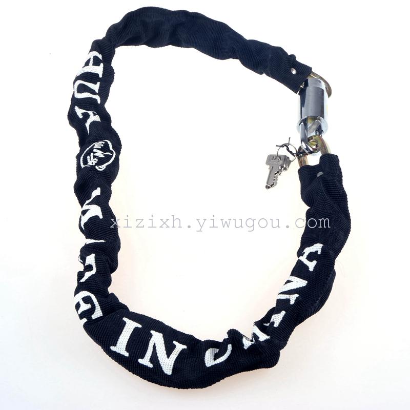 Chain lock iron Chain cover Chain lock bicycle lock motorcycle lock battery glass door lock