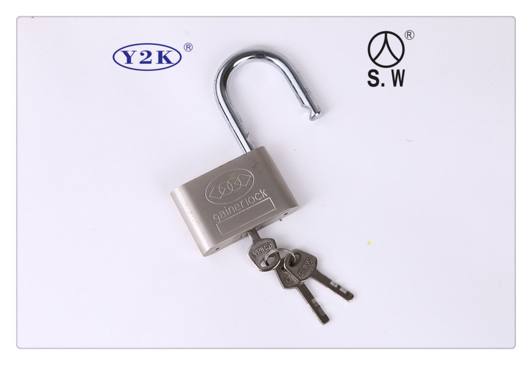 Thickened Stainless Steel Door Lock Right Angle Door Hasp Household Security Anti-Theft Anti-Skid Padlock