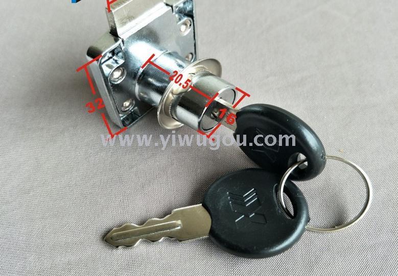 Wholesale supply zhengpin no. 136-19(large floor) drawer lock zinc alloy cabinet door lock.