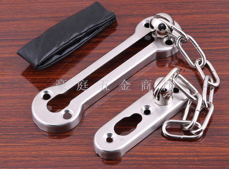 Stainless Steel Anti-Theft Chain Chain Door Guard Reverse Lock Chain Door Lock Anti-Theft Clasp Stainless Steel Anti-Theft Chain Chain Door Guard Reverse Lock Chain Door Lock Anti-Theft Clasp