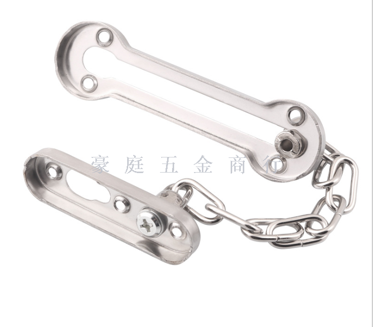 Stainless Steel Anti-Theft Chain Chain Door Guard Reverse Lock Chain Door Lock Anti-Theft Clasp Stainless Steel Anti-Theft Chain Chain Door Guard Reverse Lock Chain Door Lock Anti-Theft Clasp