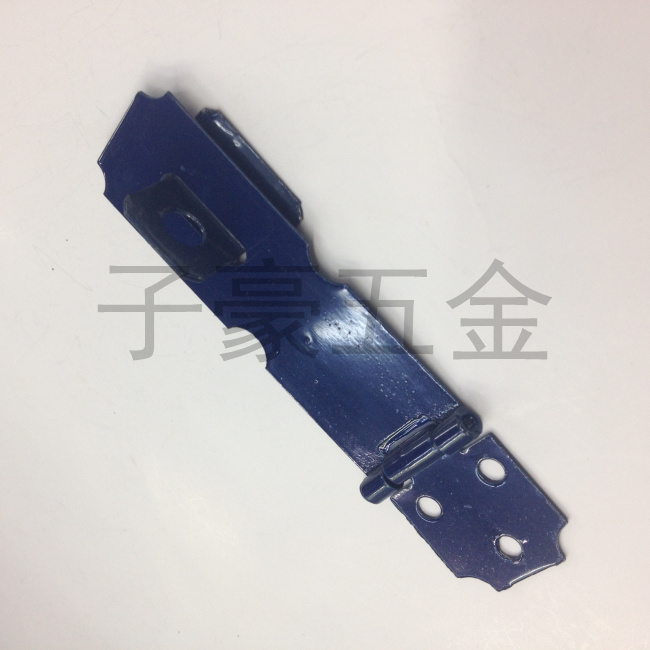 bule Door Clasp Gate Lock Metal Padlock Latch Hasp Staple 